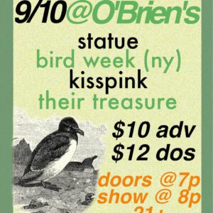 Bird Week / Kiss Pink / Their Treasure / Statue