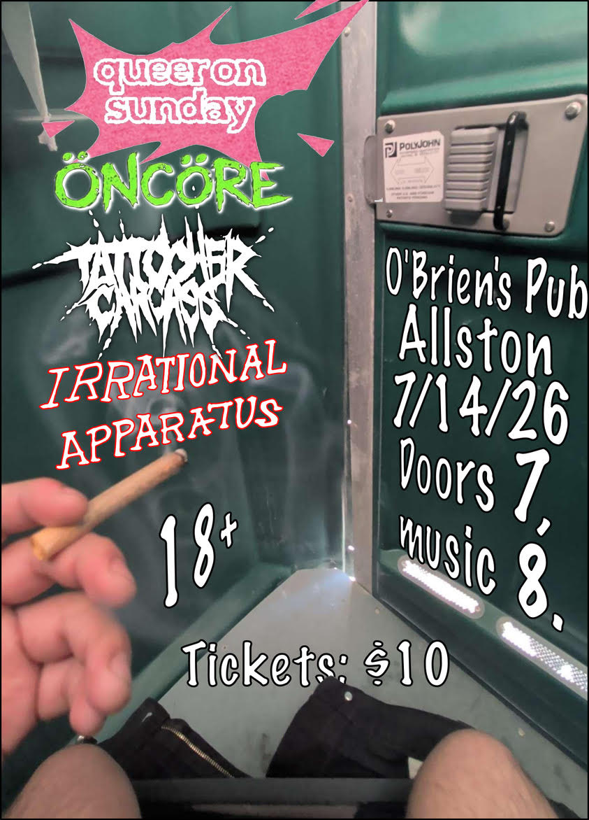 O'Brien's Pub upcoming show poster